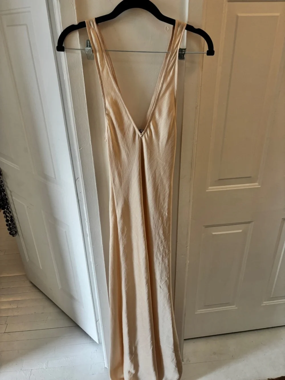 Trois Beige Maxi Slip Dress - Picture 2 of 6